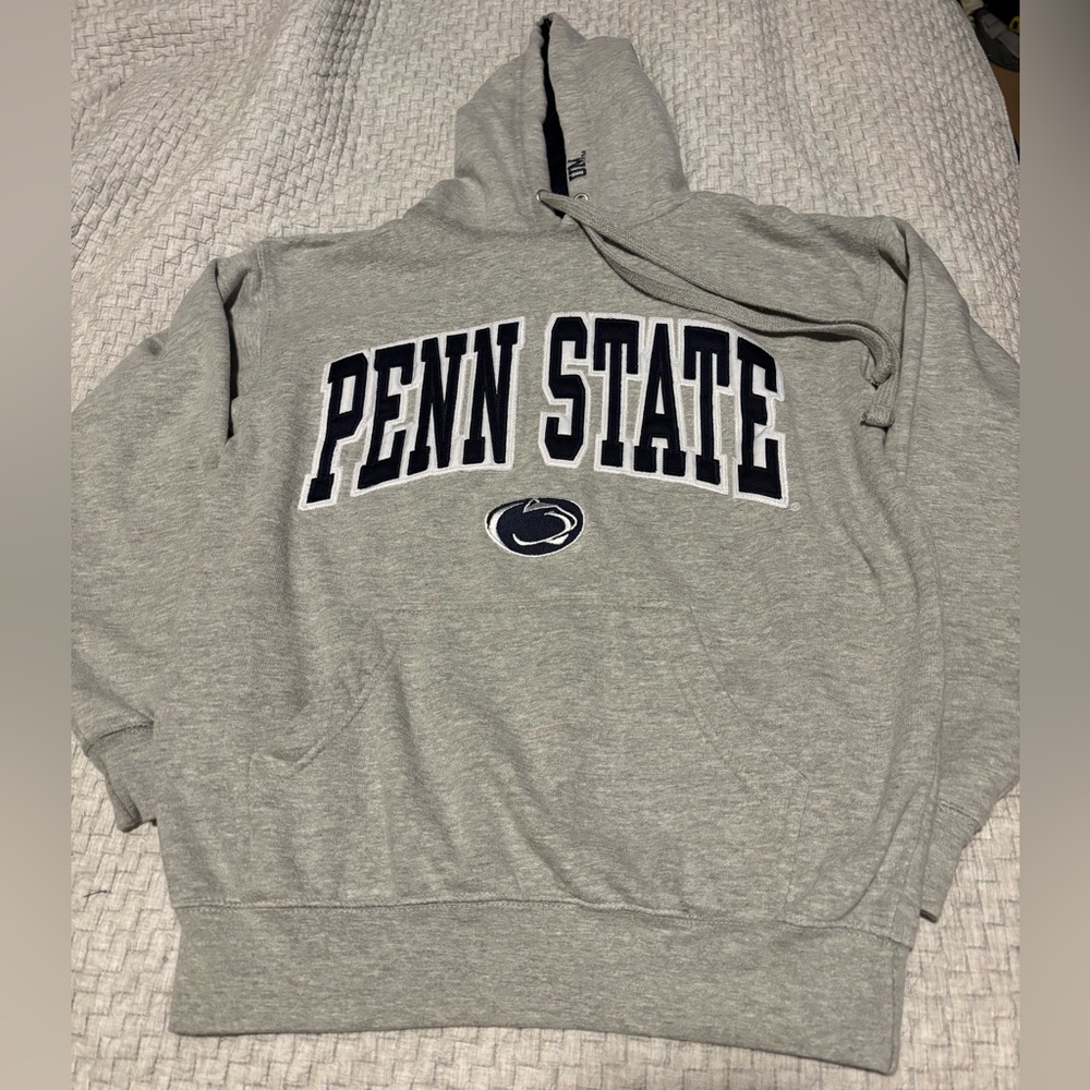 Vintage Y2K Penn State Nittany Lions Embroidered Big Logo Hoodie Size L